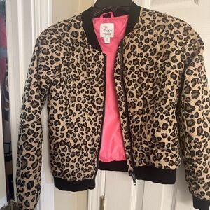 Cheetah print girls jacket